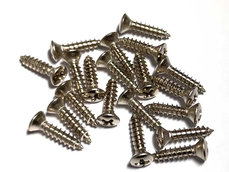 Fender Sized Pickguard Screws, Phillips head (x 20) Fender Sized Pickguard Screws, Phillips head (x 20)
